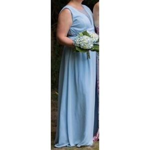 Chi Chi London Pale Blue Ballgown